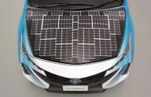 Panele słoneczne na samochodach elektrycznych