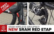 Sram Red elektroniczna bezprzewodowa zmiana biegów w rewerze by GCN ENG.