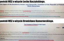 Język dyplomacji mówi wiele. Zobacz jak w Japonii witano Lecha...