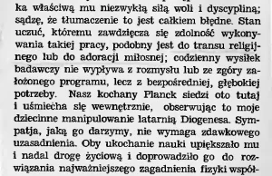 Albert Einstein: Motywy badań naukowych (1918 r.)