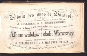 Album widoków i okolic Warszawy z 1860 r.