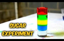 Eksperyment z wodą i cukrem. [ENG]
