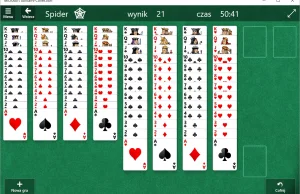 Spider Solitaire Chalenge (tylko dla hardcorowców)