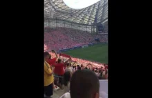 40 tys polskich gardeł śpiewa hymn przed meczem z Ukrainą!