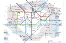 Mapa pieszego pasażera londyńskiego metra
