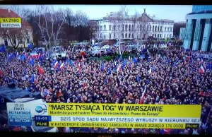 Setki sędziów w obronie praworządności idą w ciszy przez Warszawę