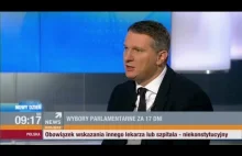 Przemysław Wipler w programie Nowy Dzień (08.10.2015 Polsat News