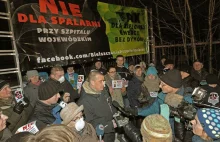 Mieszkańcy protestowali pod spalarnią, a TVP Info odwołała program