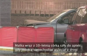 Matka uratowała córkę przed rozpędzonym autem. Sama zginęła