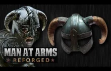 MAN AT ARMS: Reforged. Żelazny Hełm ze Skyrim wykuty z damastu