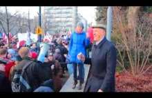 Roman Giertych JESTEM WESOŁY ROMEK demonstracja marsz KOD 12.12.2015