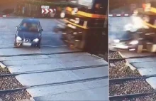 Koszmarny wypadek na przejeździe kolejowym. Policja publikuje film ku...