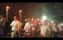 Charlottesville - pochód alt-right pod nazistowskim hasłem "Blood and Soil"