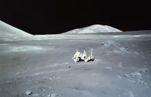 Fake moon landing.