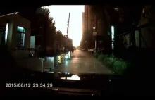 Nowe nagranie wczorajszych eksplozji w chinach - Dashcam