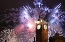 Niesamowity pokaz sztucznych ognii w Londynie z okazji 2013