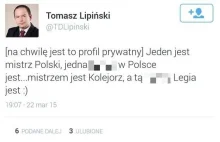 'Jedna k... w Polsce' - radny PO po meczu Lech - Legia