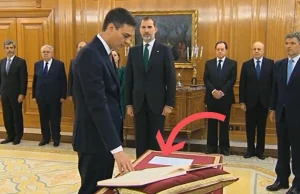 Premier Hiszpanii zaprzysiężony. Uroczystość pierwszy raz bez krzyża i Biblii