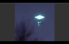 Dziwaczne ujęcia przedstawiające UFO znikające w inny wymiar