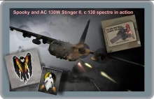 Spooky and AC 130W Stinger II, C 130 spectre in action!