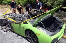 Lamborghini Gallardo spala się w Malezji