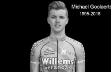 Paryż-Roubaix: Michael Goolaerts nie żyje