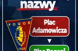 Szczeciński Plac Pogoni zamiast Placu Adamowicza - to i to bez sensu