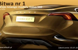 Bitwa nr 1 - Przedstaw swoją wizję nowego modelu Volvo S60...