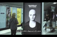 Interaktywna reklama w szwedzkim metrze