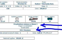Powrót pierwszą klasą w PKP - bilet online.