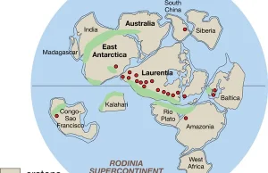 Kontynent sprzed miliarda lat i apogeum ruchów górotwórczych