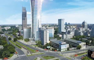 Warsaw Spire wychodzi z podziemia