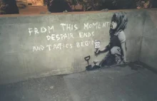 Banksy stworzył w Londynie nową pracę zatytułowaną "Despair Ends"