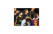 Zachowanie José Mourinho podczas meczu Barca - Real (3:2)