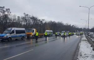 Przez akcję drogówki nie zdążył na pogrzeb siostry