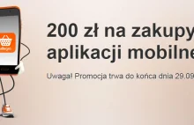 200 zł na dowolne zakupy w apikacji mobilnej allegro do końca dnia :)