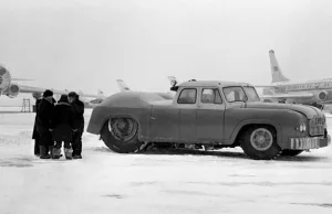 MAZ-541 - pierwszy radziecki specjalistyczny ciągnik samolotowy