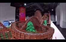 Największa na świecie kolejka górska z klocków LEGO na wzór El Toro z Six Flags