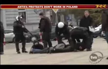 Antifa protests don't work in Poland.