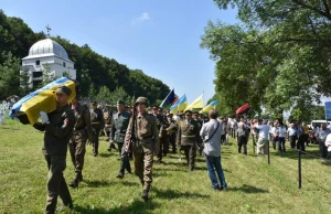 Pod Lwowem kolejny raz pochowano ukraińskich SS-manów [+VIDEO