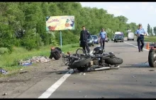 Kompilacja wypadkow motocyklistow w lipcu 2015