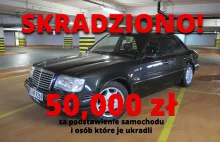 SKRADZIONO: Mercedes E500 1995 - Zabrodzie k. Wrocławia - Giełda klasyków