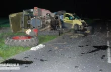 2,6 promila miał traktorzysta, który spowodował wypadek na Dolnym Śląsku