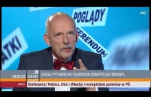 Janusz Korwin-Mikke w programie Daję słowo (11.09.2015) Polsat News