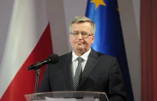 Komorowski podpadł Polakom. Spada zaufanie do prezydenta