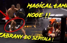 FAME MMA 2- Walka Daniel Magical v Rafonix - Złamana Noga