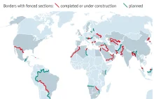 Państwa, które wybudowały lub budują bariery by odgrodzić się od sąsiadów