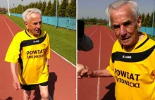 104-letni sprinter. "Będę żył do samej śmierci. Nie popuszczę"