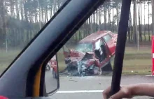 Wjechał w auto stojące na pasie awaryjnym A2. Zginął na miejscu.