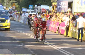 Tour de Pologne w Knurowie: Brawurowa akcja policjanta. Został bohaterem